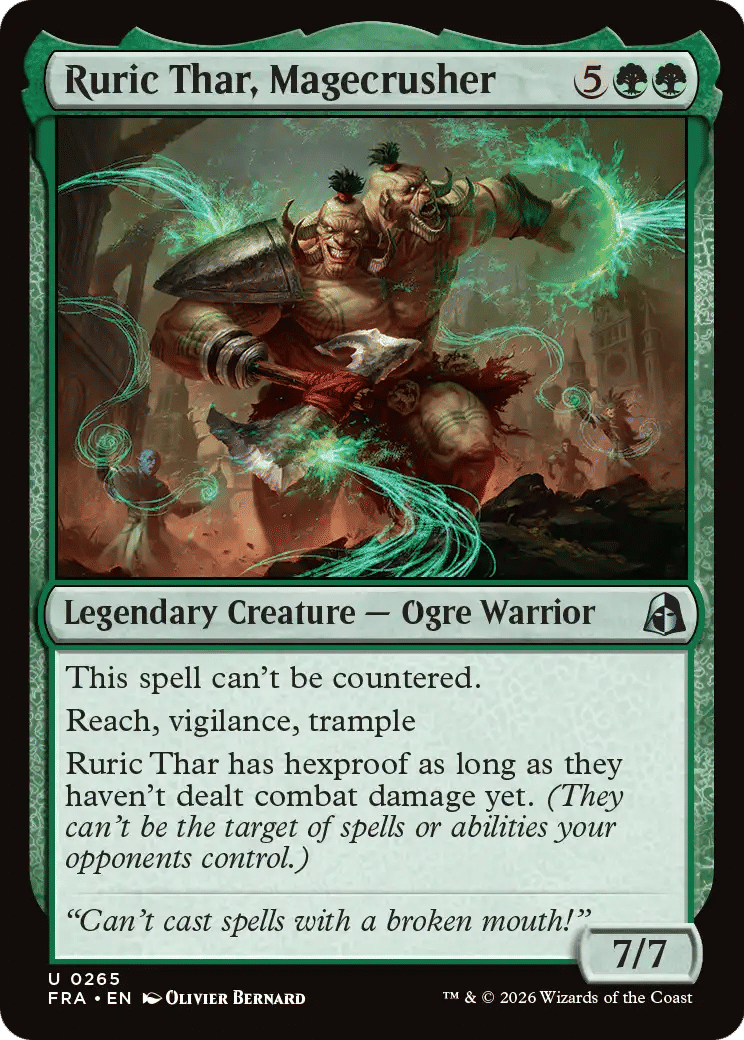 Ruric Thar, Magecrusher — Reality Fracture — Magic: The Gathering