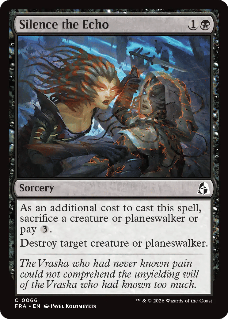 Silence the Echo — Reality Fracture — Magic: The Gathering