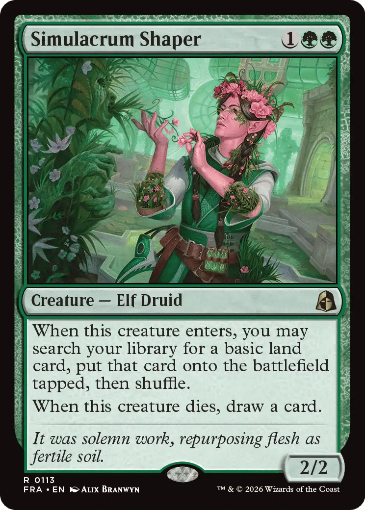 Simulacrum Shaper — Reality Fracture — Magic: The Gathering