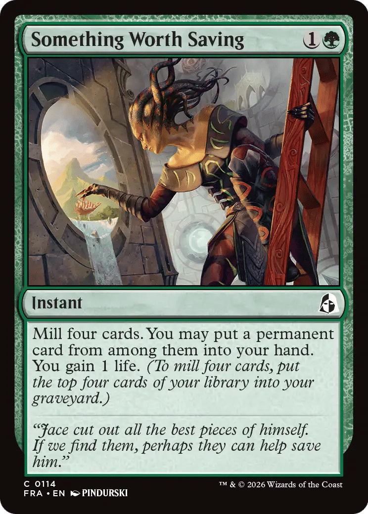 Something Worth Saving — Reality Fracture — Magic: The Gathering
