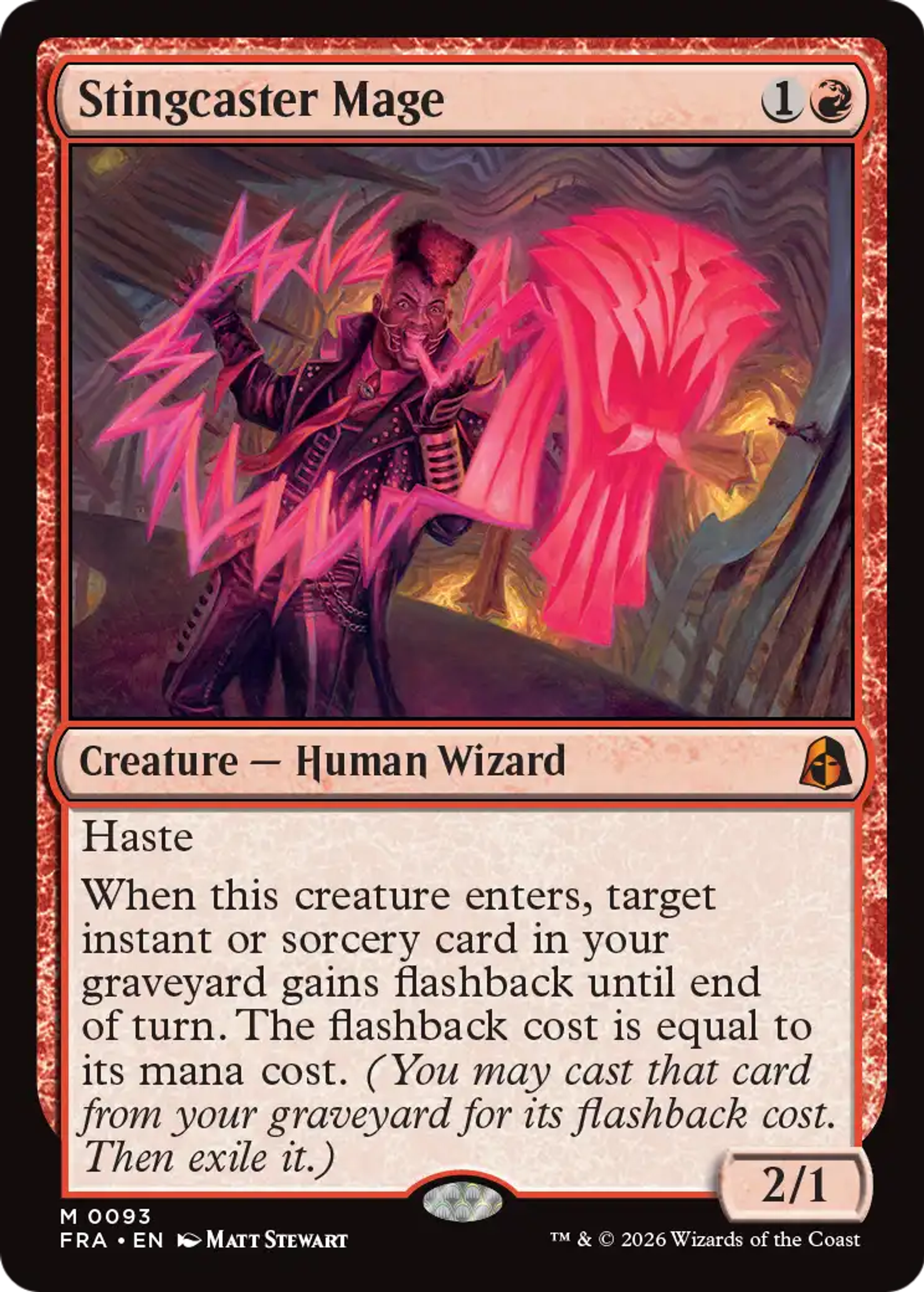 Stingcaster Mage — Reality Fracture — Magic: The Gathering
