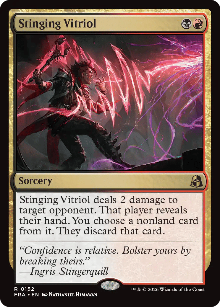Stinging Vitriol — Reality Fracture — Magic: The Gathering