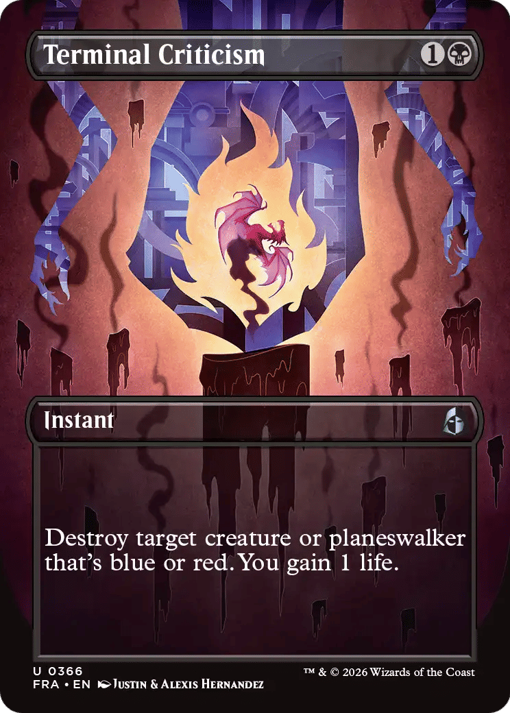 Terminal Criticism — Reality Fracture — Magic: The Gathering