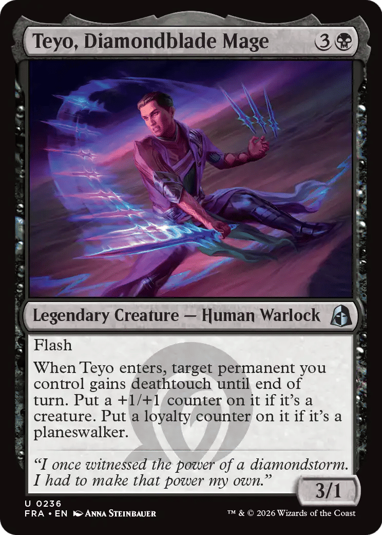 Teyo, Diamondblade Mage — Reality Fracture — Magic: The Gathering