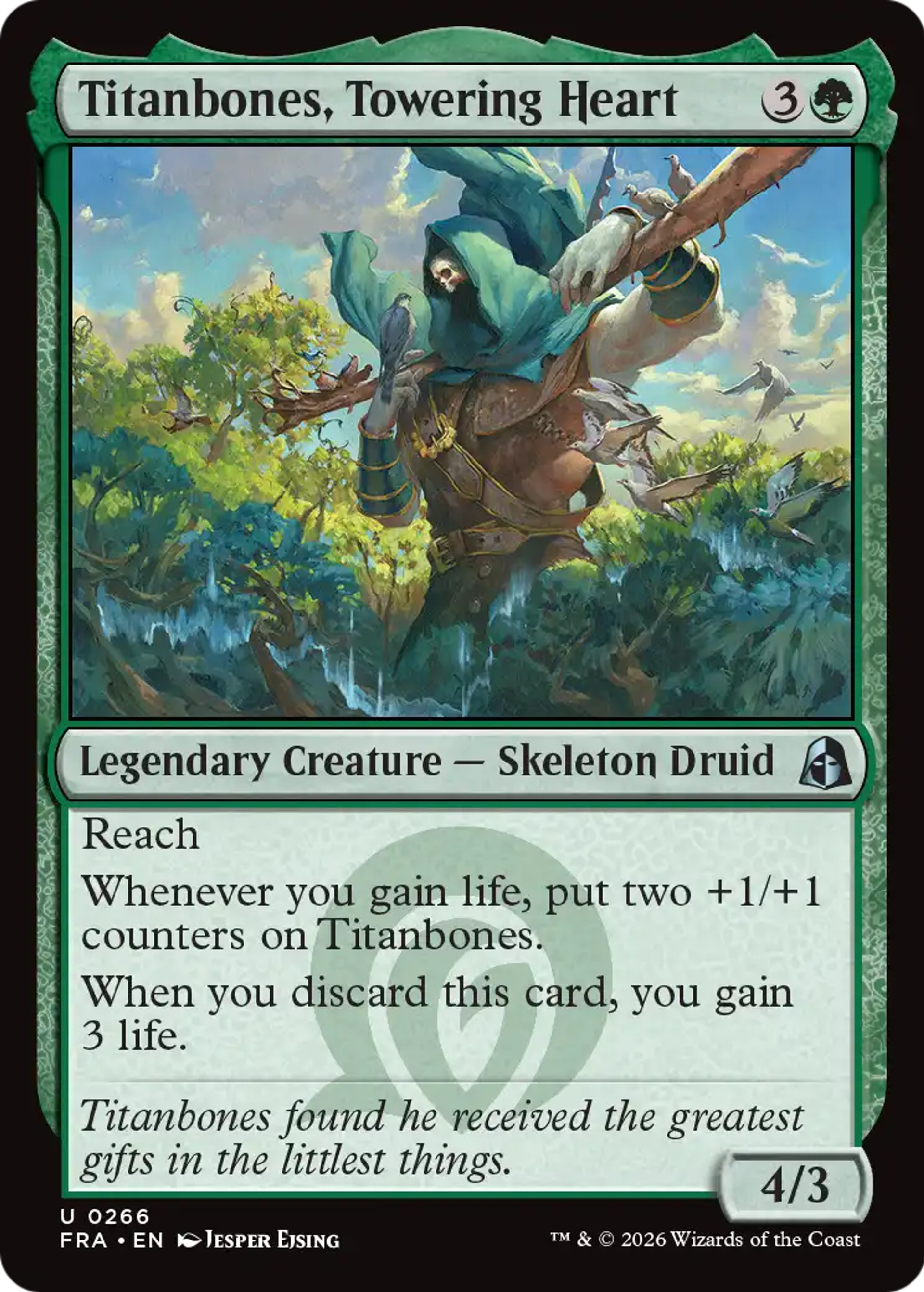 Titanbones, Towering Heart — Reality Fracture — Magic: The Gathering