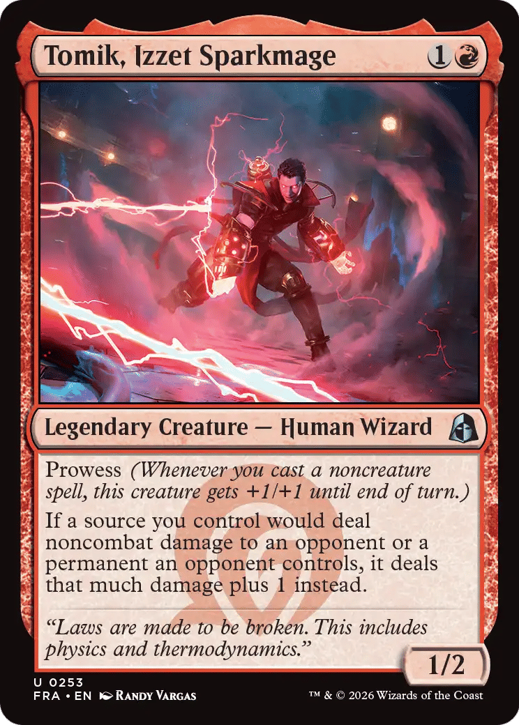 Tomik, Izzet Sparkmage — Reality Fracture — Magic: The Gathering