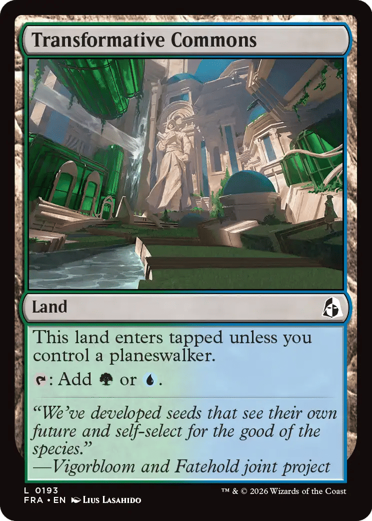 Transformative Commons — Reality Fracture — Magic: The Gathering