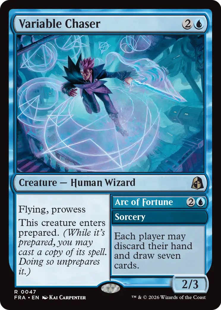 Variable Chaser // Arc of Fortune — Reality Fracture — Magic: The Gathering