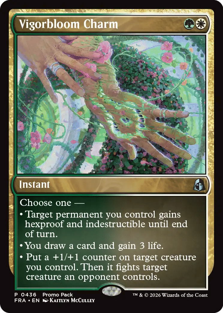 Vigorbloom Charm — Reality Fracture — Magic: The Gathering