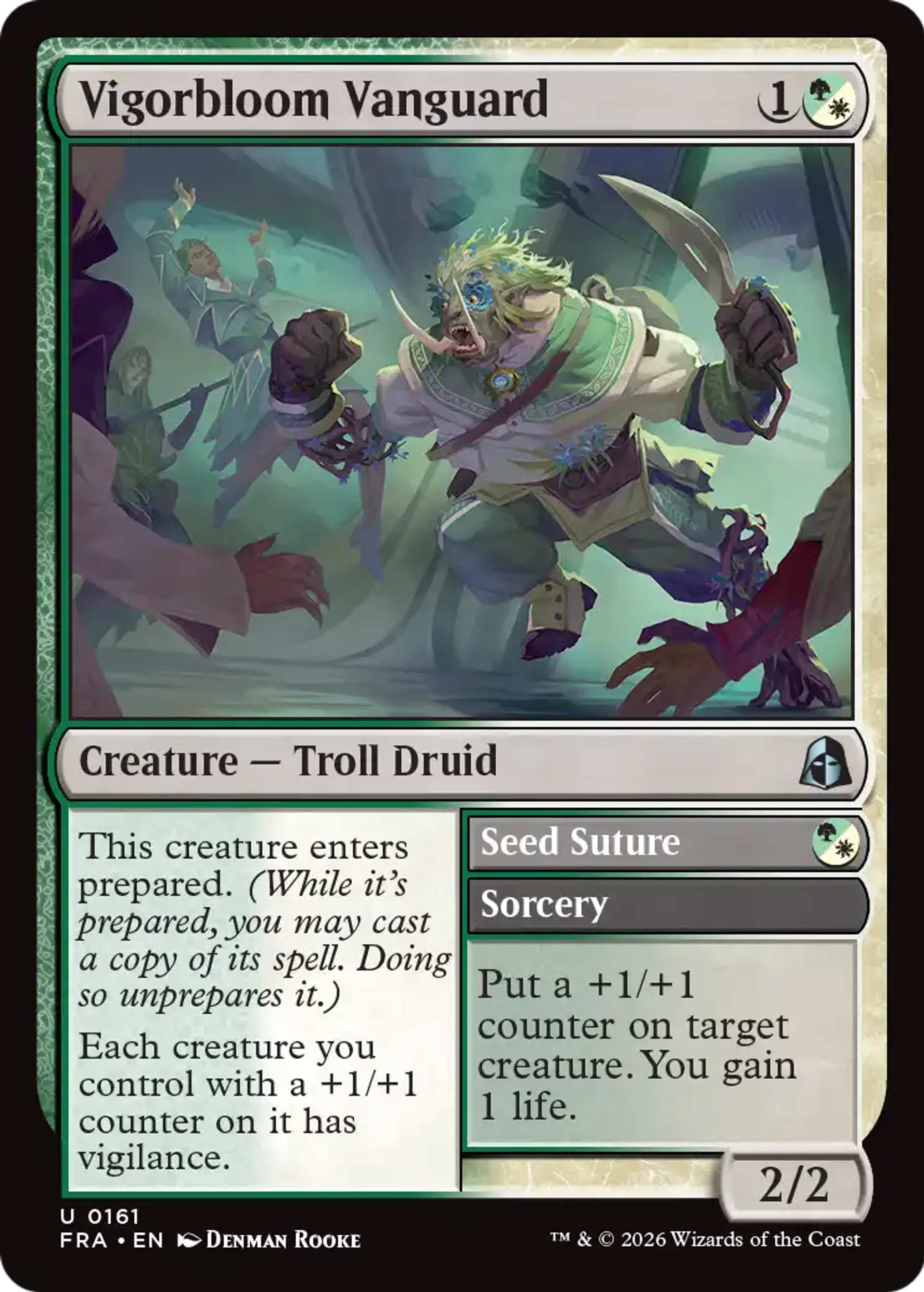 Vigorbloom Vanguard // Seed Suture — Reality Fracture — Magic: The Gathering