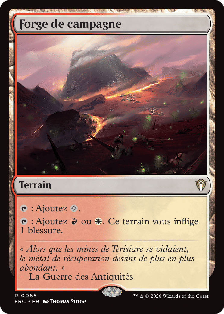 Forge de campagne — Reality Fracture Commander — Magic: The Gathering