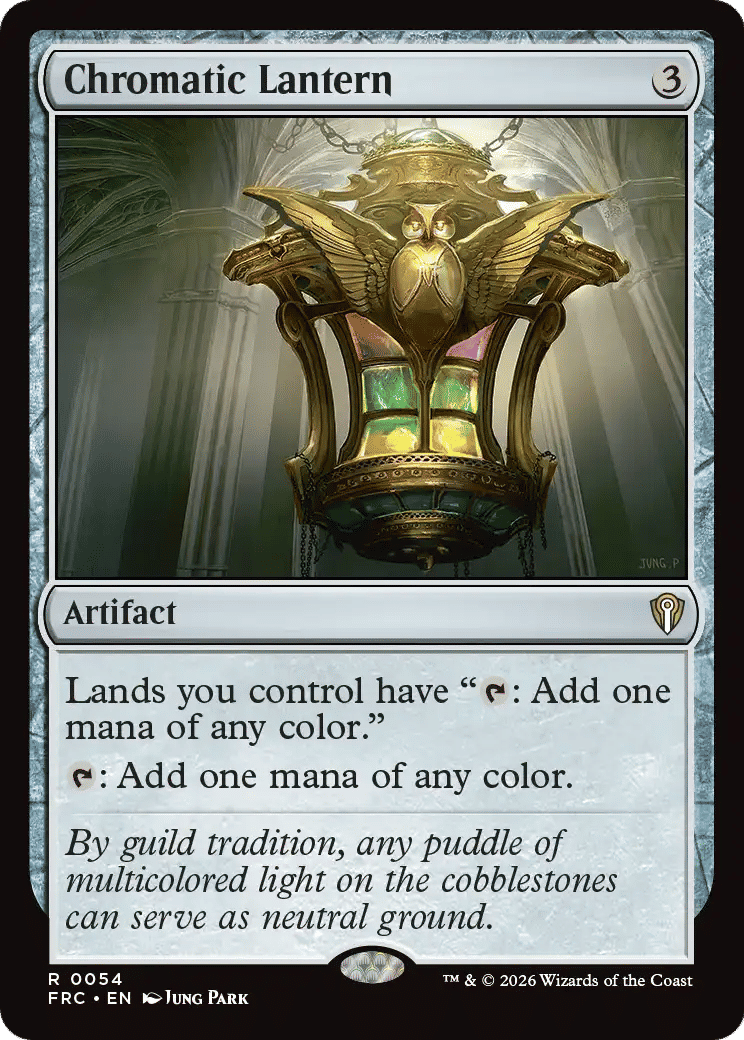 Chromatic Lantern — Reality Fracture Commander — Magic: The Gathering