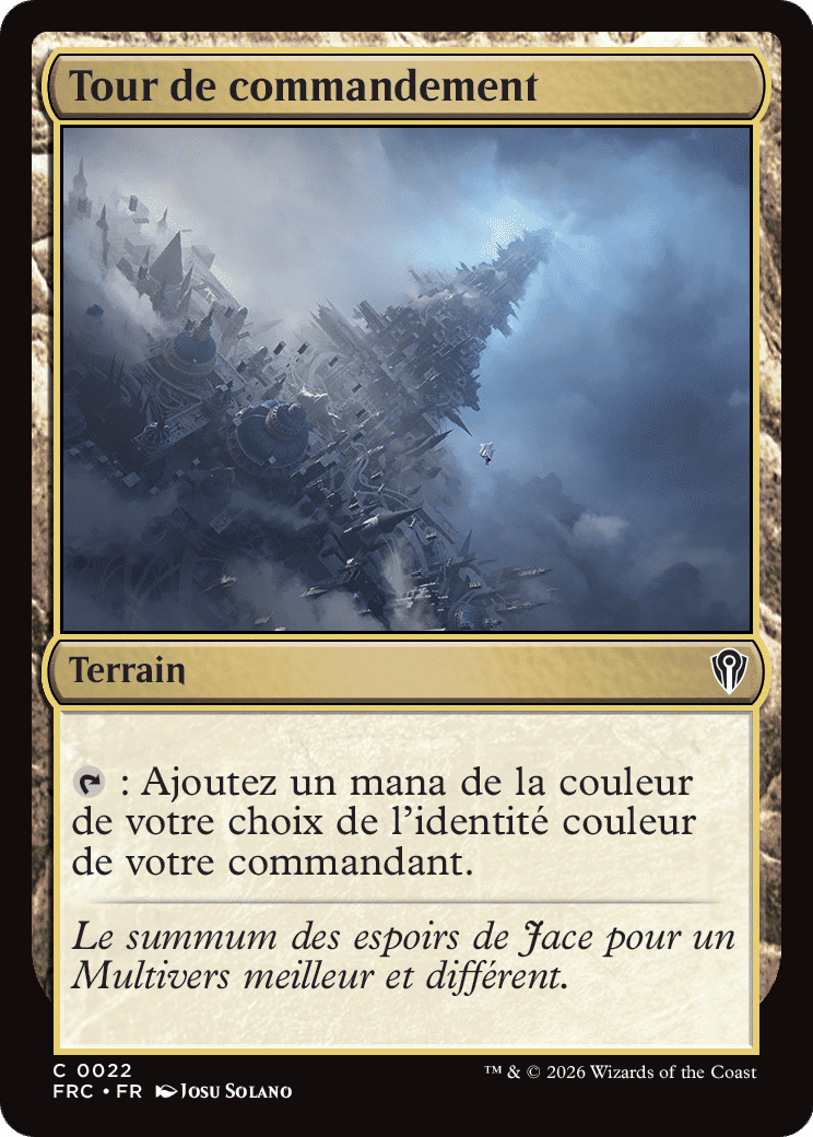 Tour de commandement — Reality Fracture Commander — Magic: The Gathering