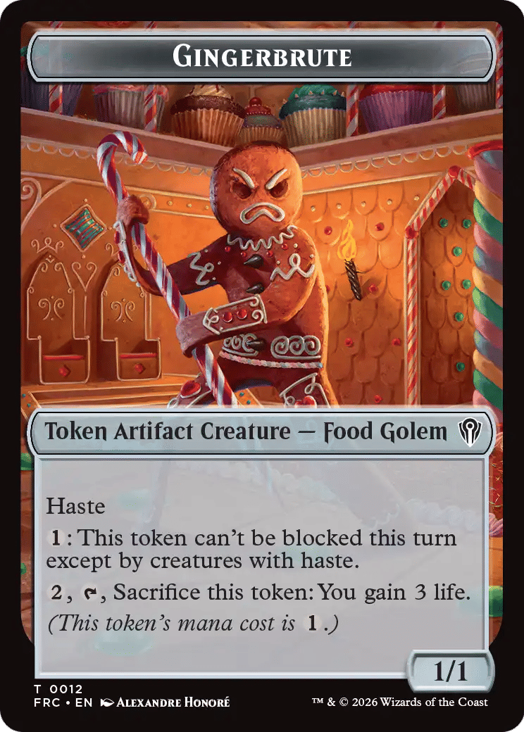 Gingerbrute Token — Reality Fracture Commander — Magic: The Gathering