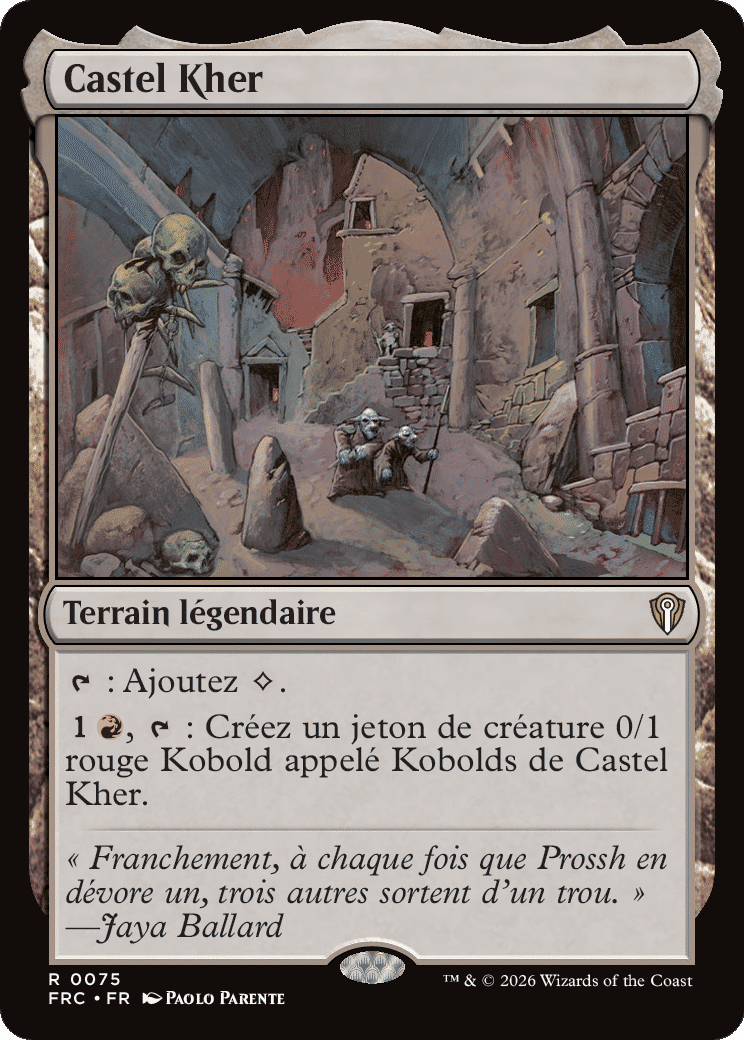 Castel Kher — Reality Fracture Commander — Magic: The Gathering
