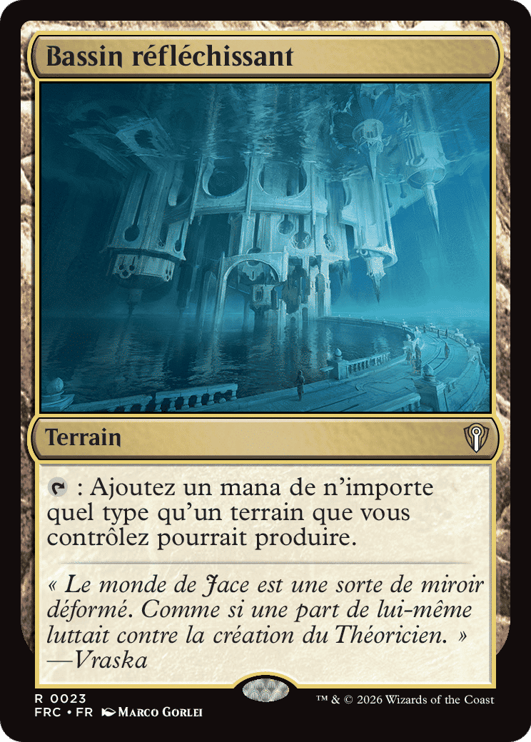 Bassin réfléchissant — Reality Fracture Commander — Magic: The Gathering