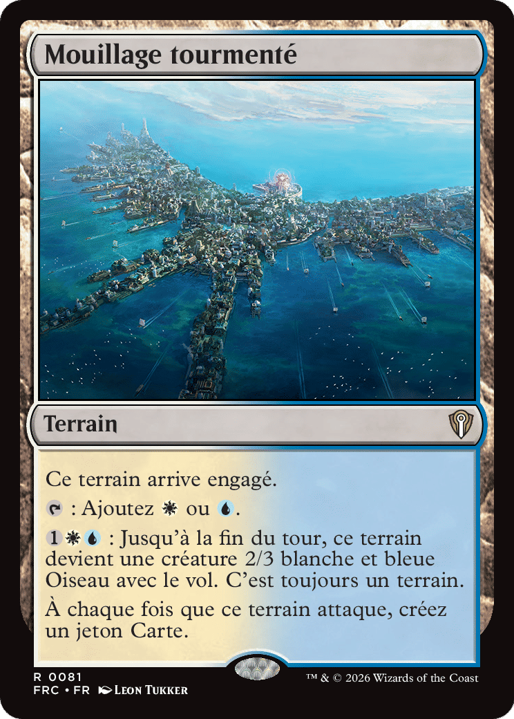Mouillage tourmenté — Reality Fracture Commander — Magic: The Gathering