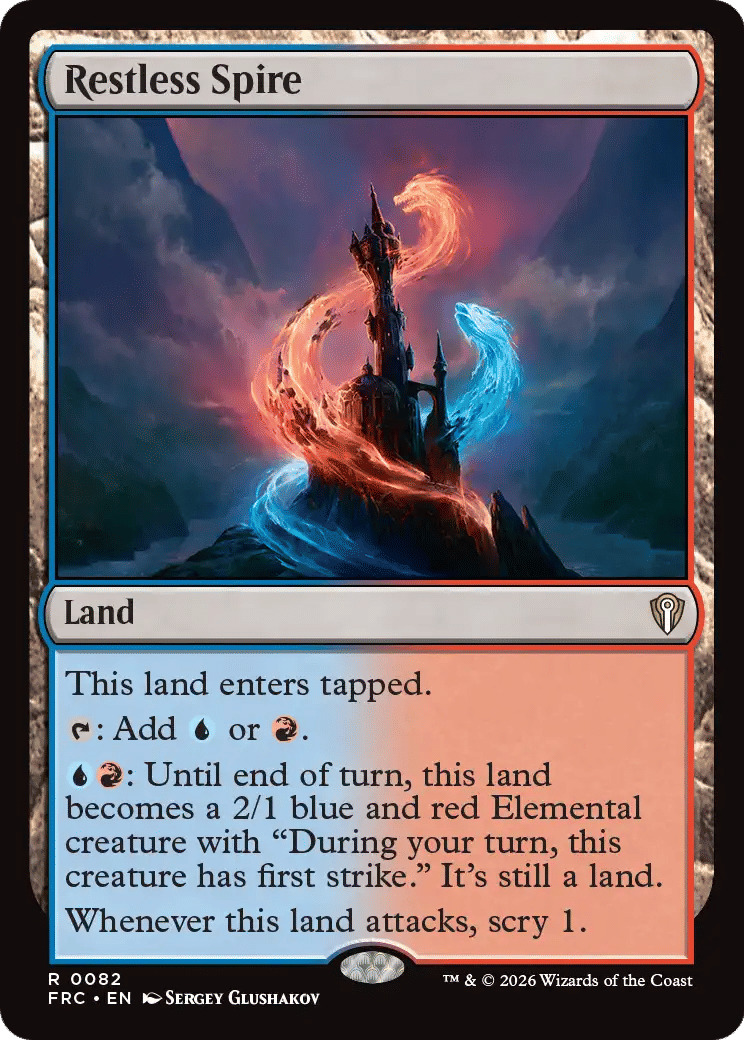 Restless Spire — Reality Fracture Commander — Magic: The Gathering