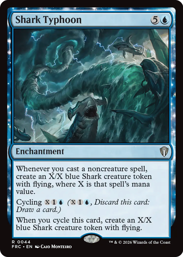 Shark Typhoon — Reality Fracture Commander — Magic: The Gathering