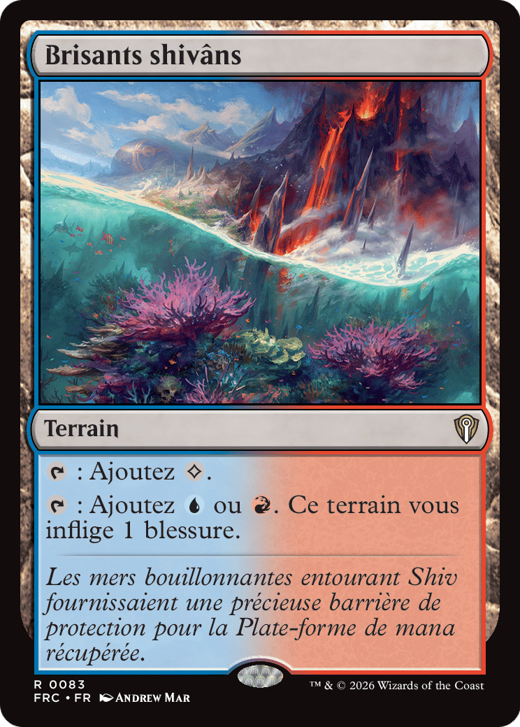 Brisants shivâns — Reality Fracture Commander — Magic: The Gathering