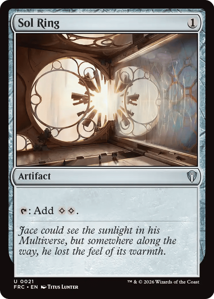 Sol Ring — Reality Fracture Commander — Magic: The Gathering