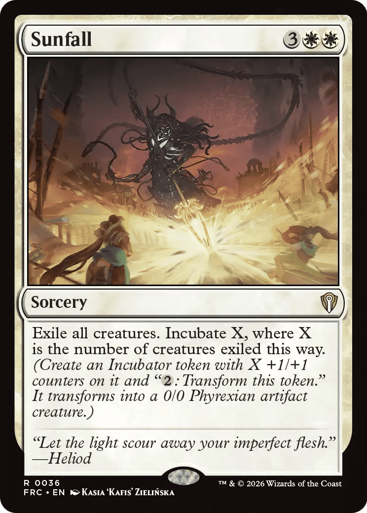 Sunfall — Reality Fracture Commander — Magic: The Gathering