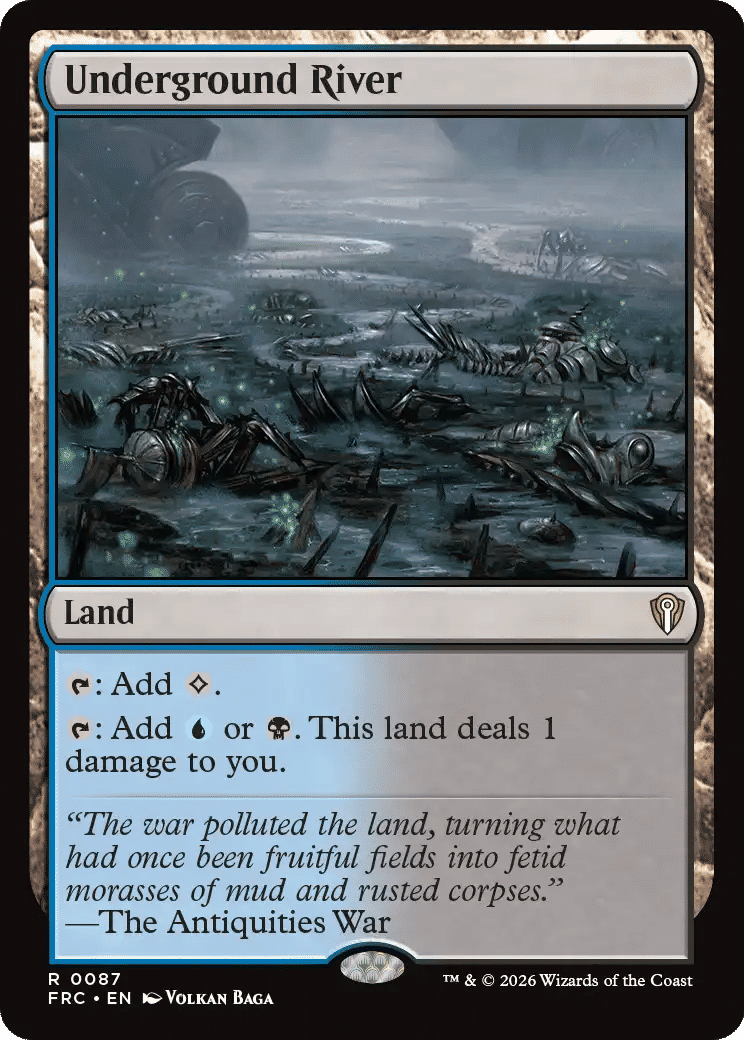 Rivière souterraine — Reality Fracture Commander — Magic: The Gathering