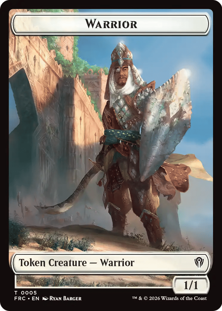 Warrior — Reality Fracture Commander — Magic: The Gathering