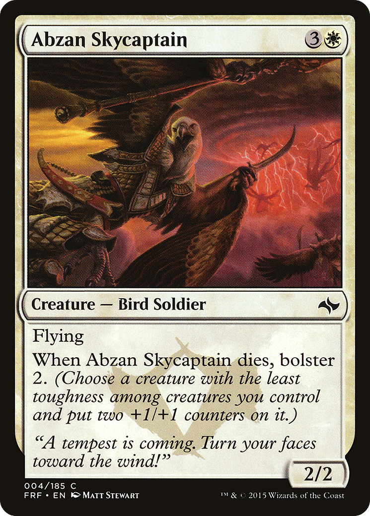 Capitaine céleste abzane — Fate Reforged — Magic: The Gathering