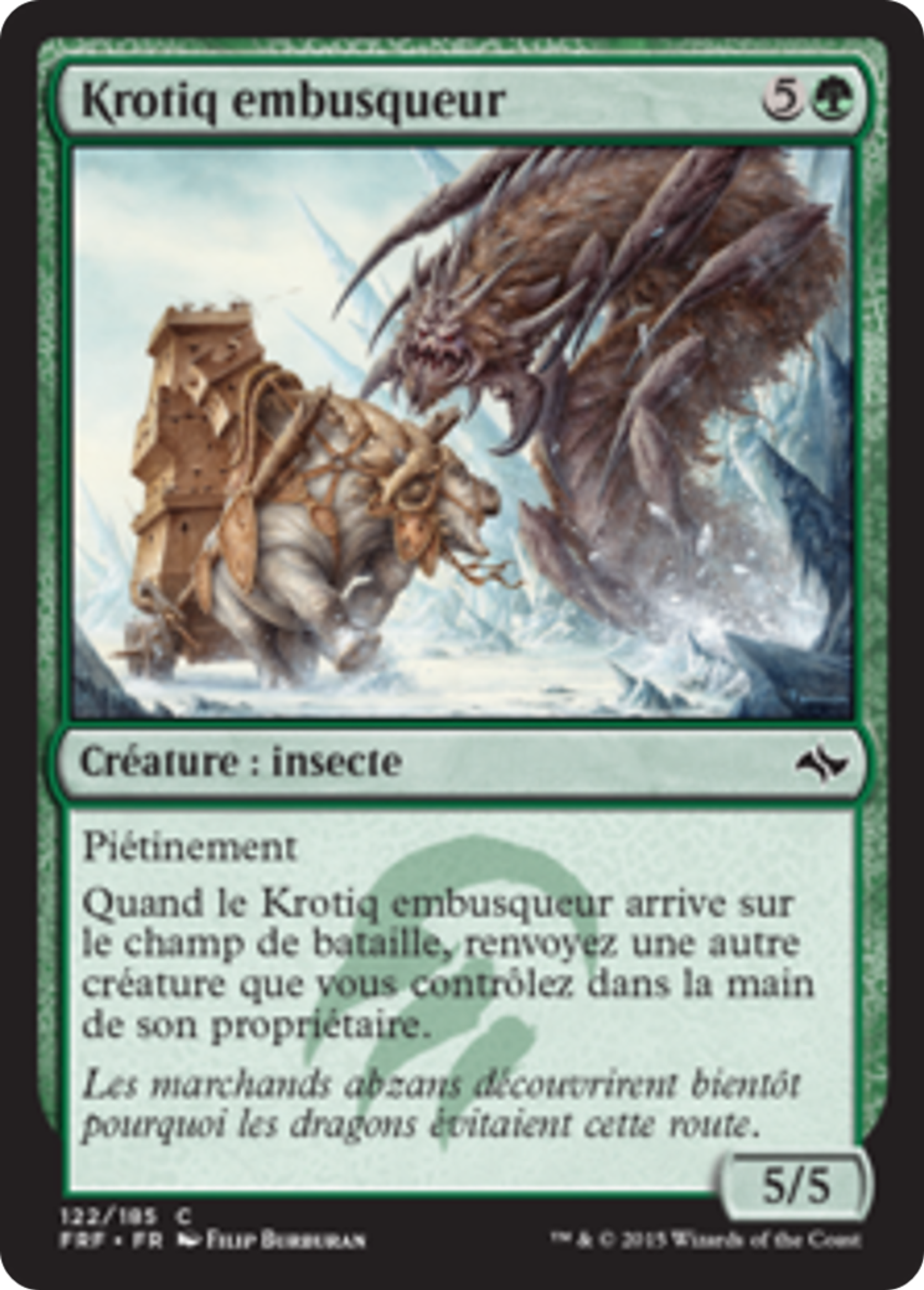 Krotiq embusqueur — Fate Reforged — Magic: The Gathering