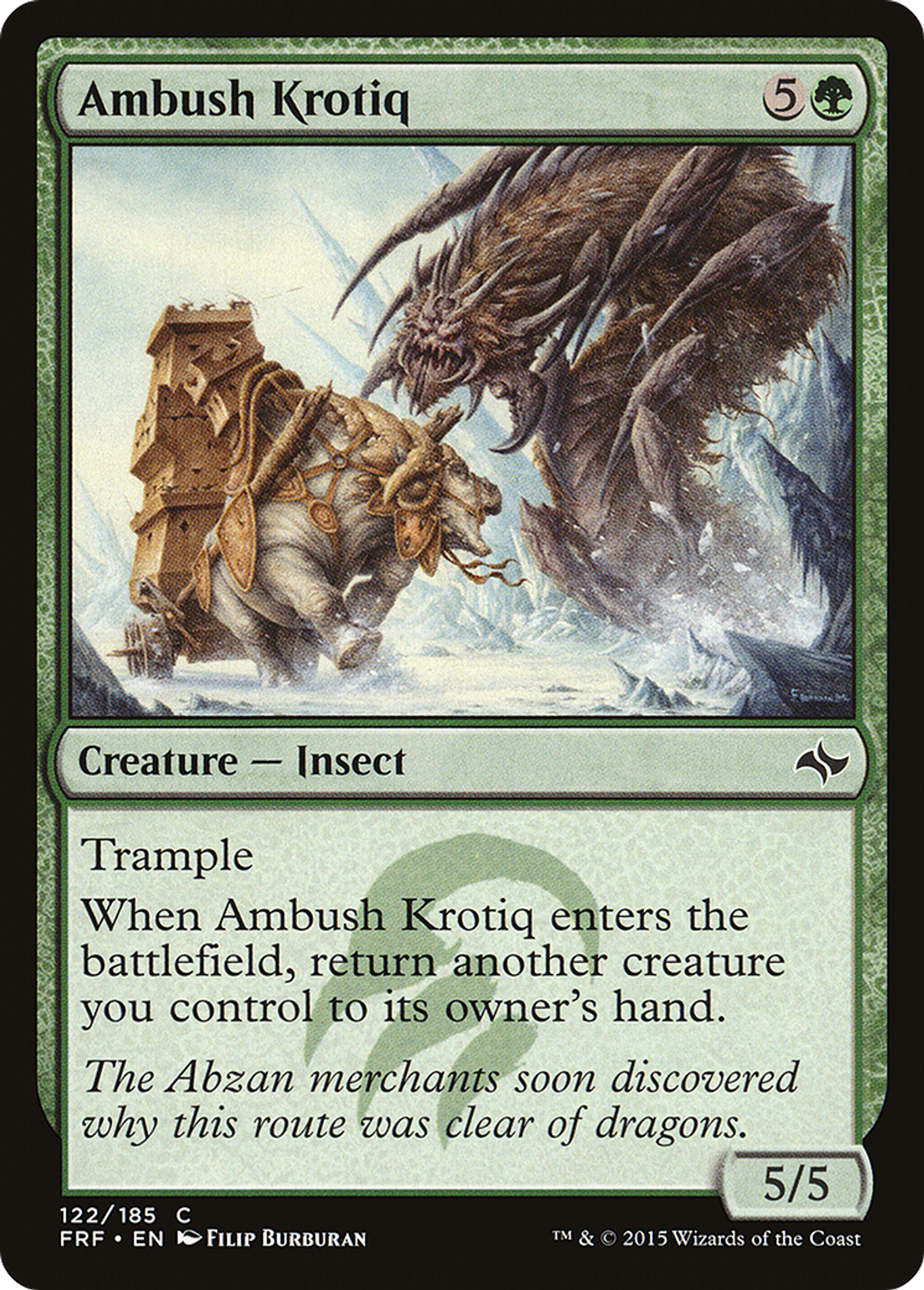 Ambush Krotiq — Fate Reforged — Magic: The Gathering
