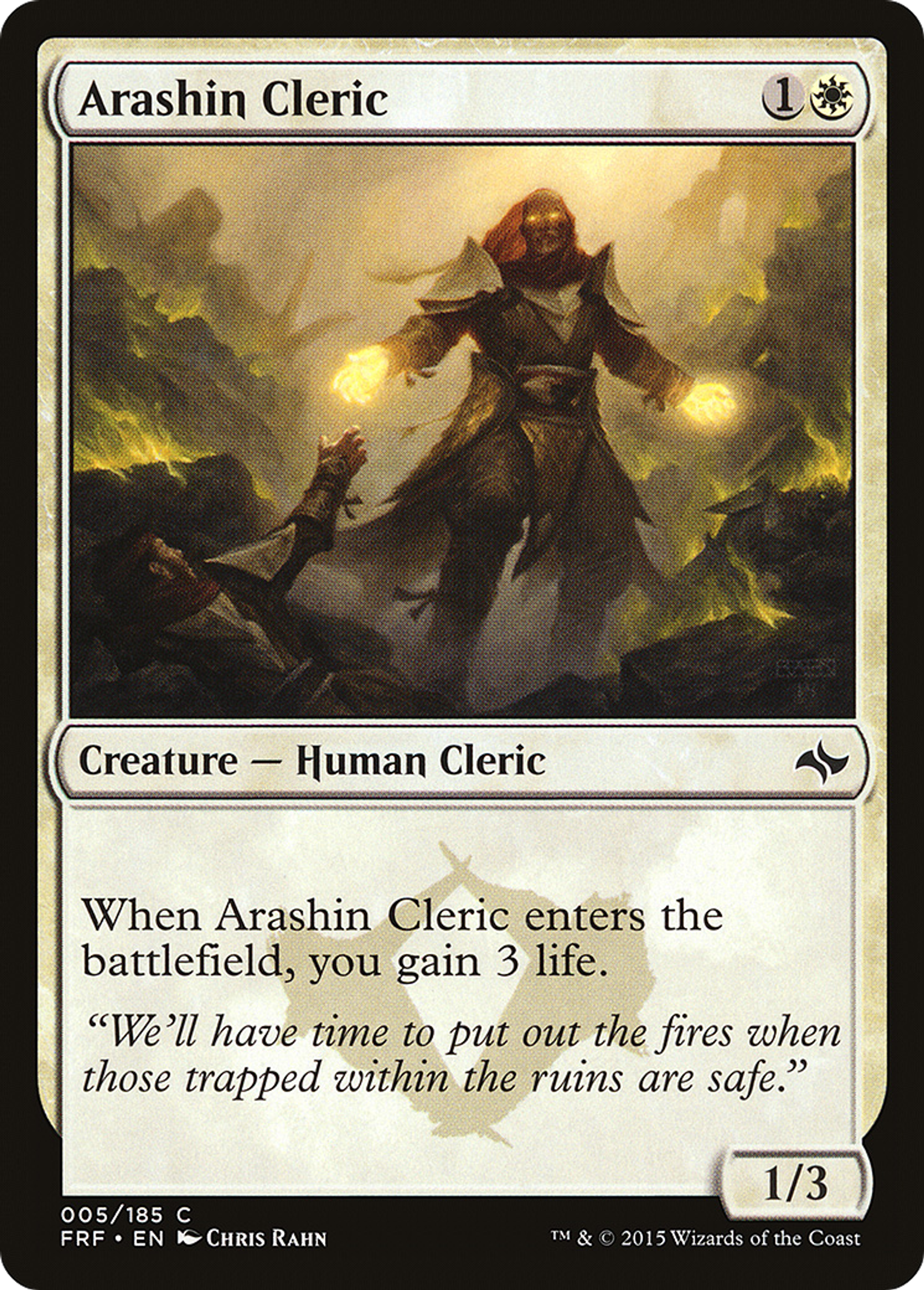Arashin Cleric — Fate Reforged — Magic: The Gathering