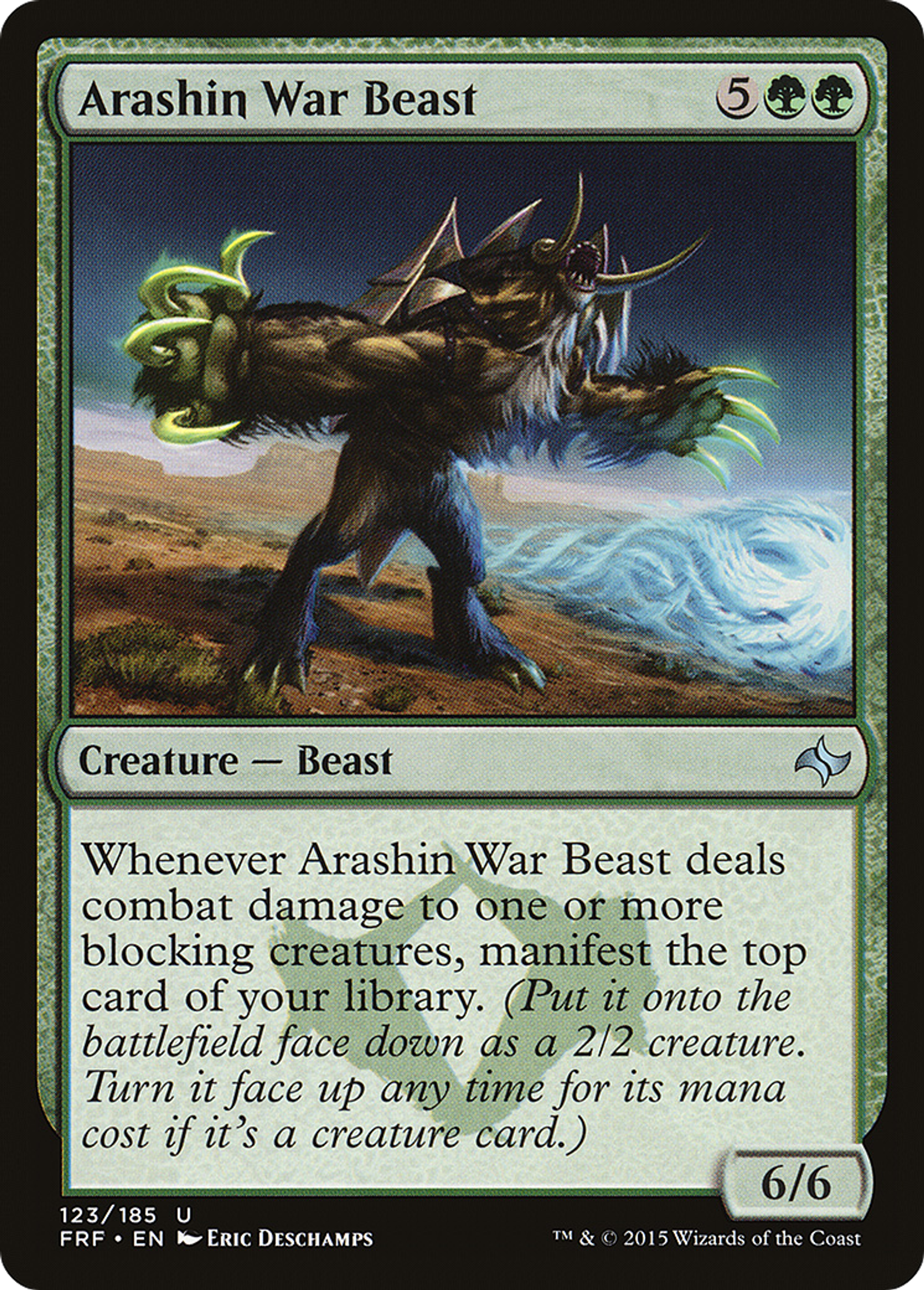 Arashin War Beast — Fate Reforged — Magic: The Gathering