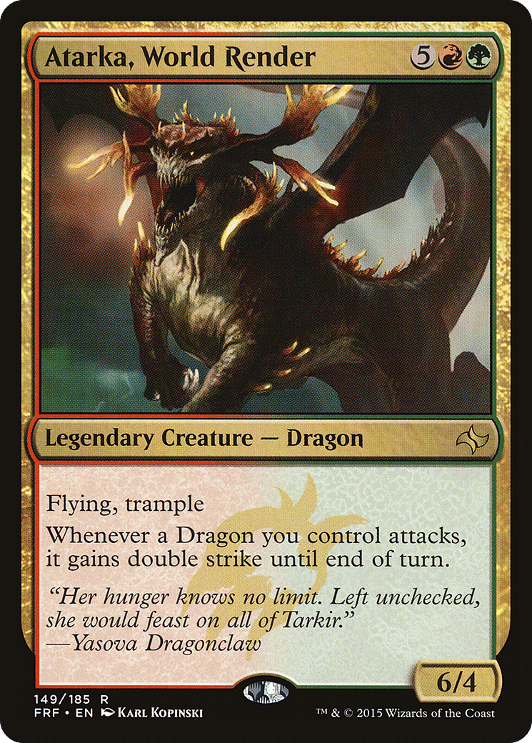 Atarka, World Render — Fate Reforged — Magic: The Gathering