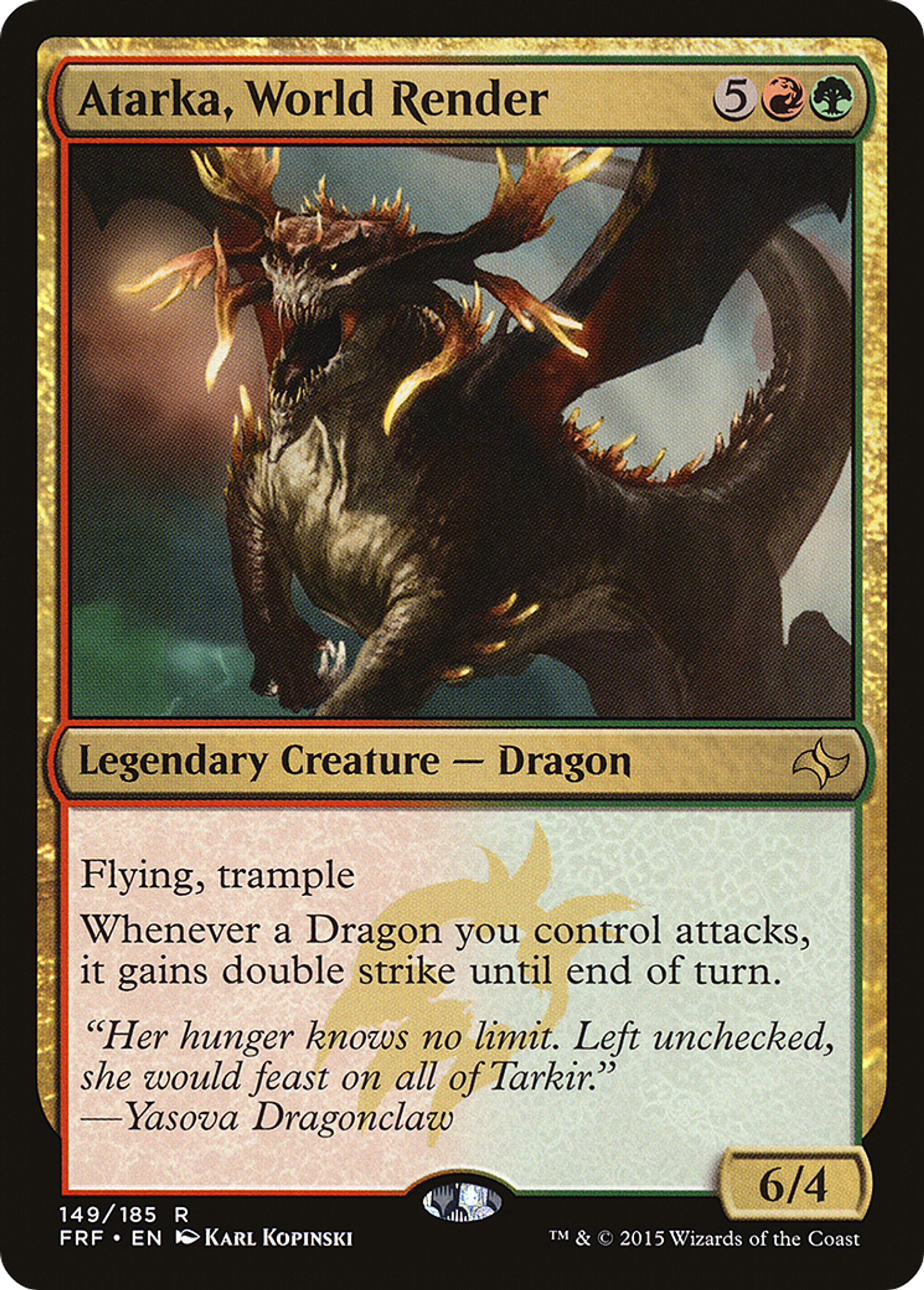 Atarka, World Render — Fate Reforged — Magic: The Gathering
