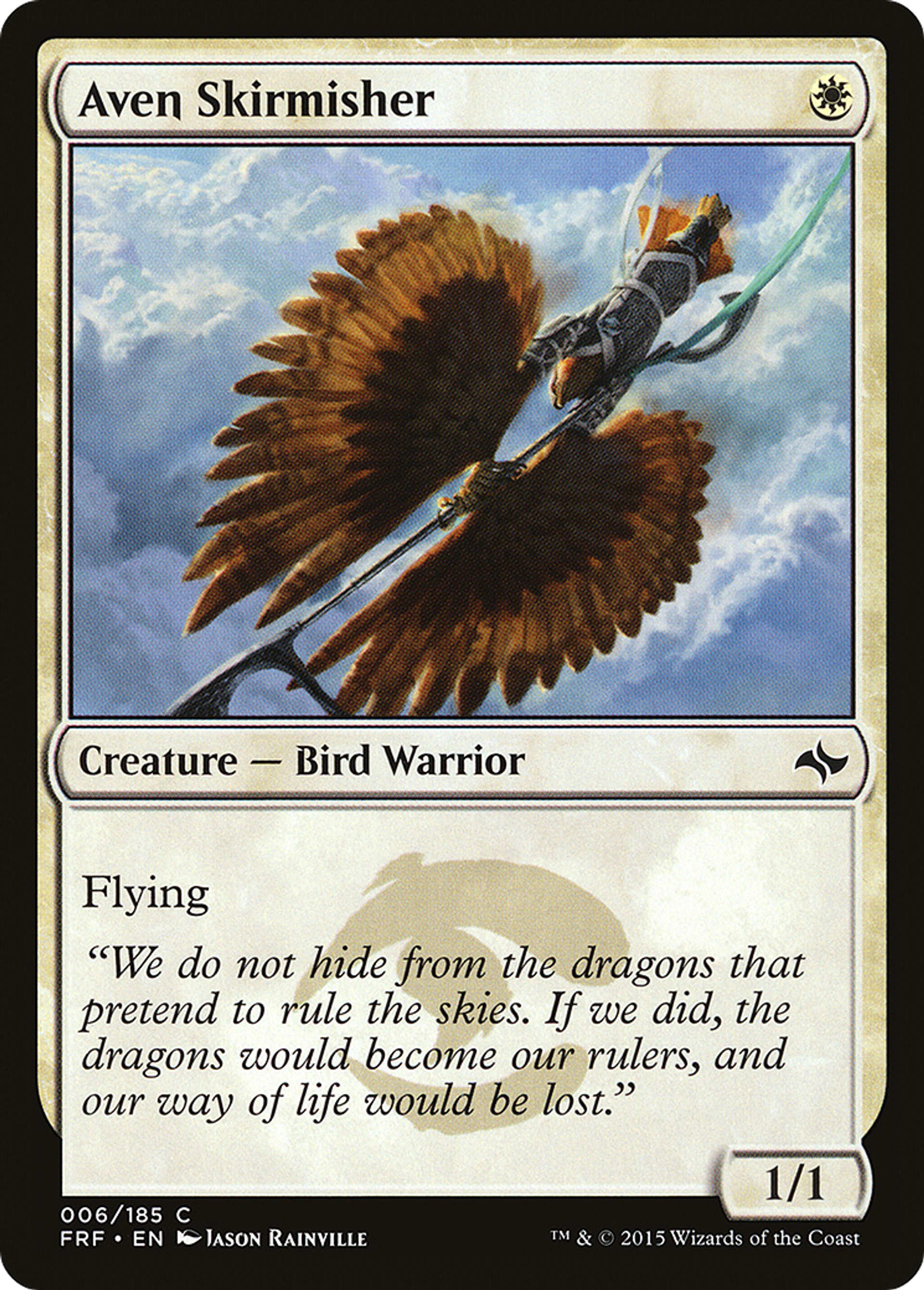 Aven Skirmisher — Fate Reforged — Magic: The Gathering