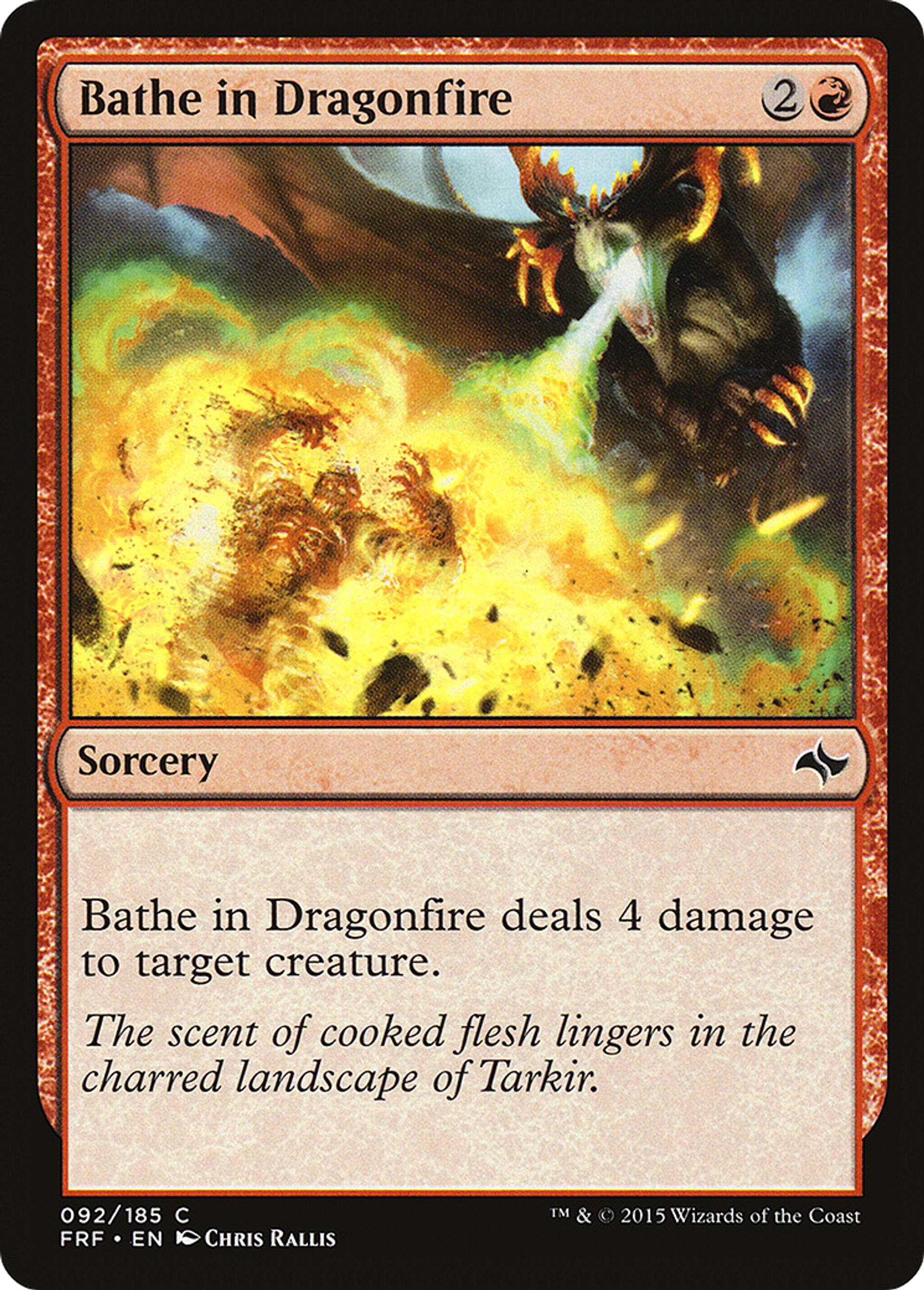 Bain dans le feu des dragons — Fate Reforged — Magic: The Gathering