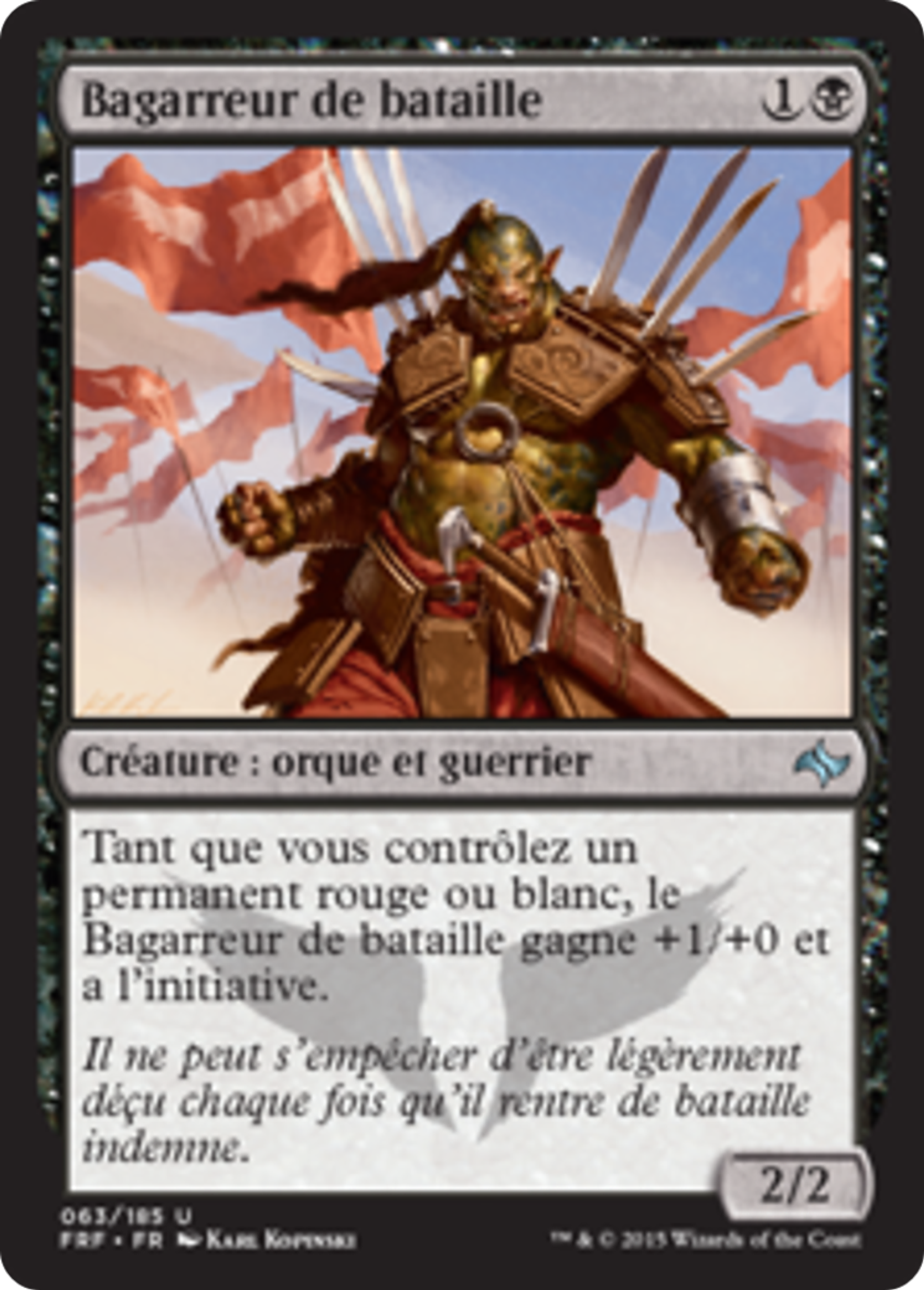 Bagarreur de bataille — Fate Reforged — Magic: The Gathering