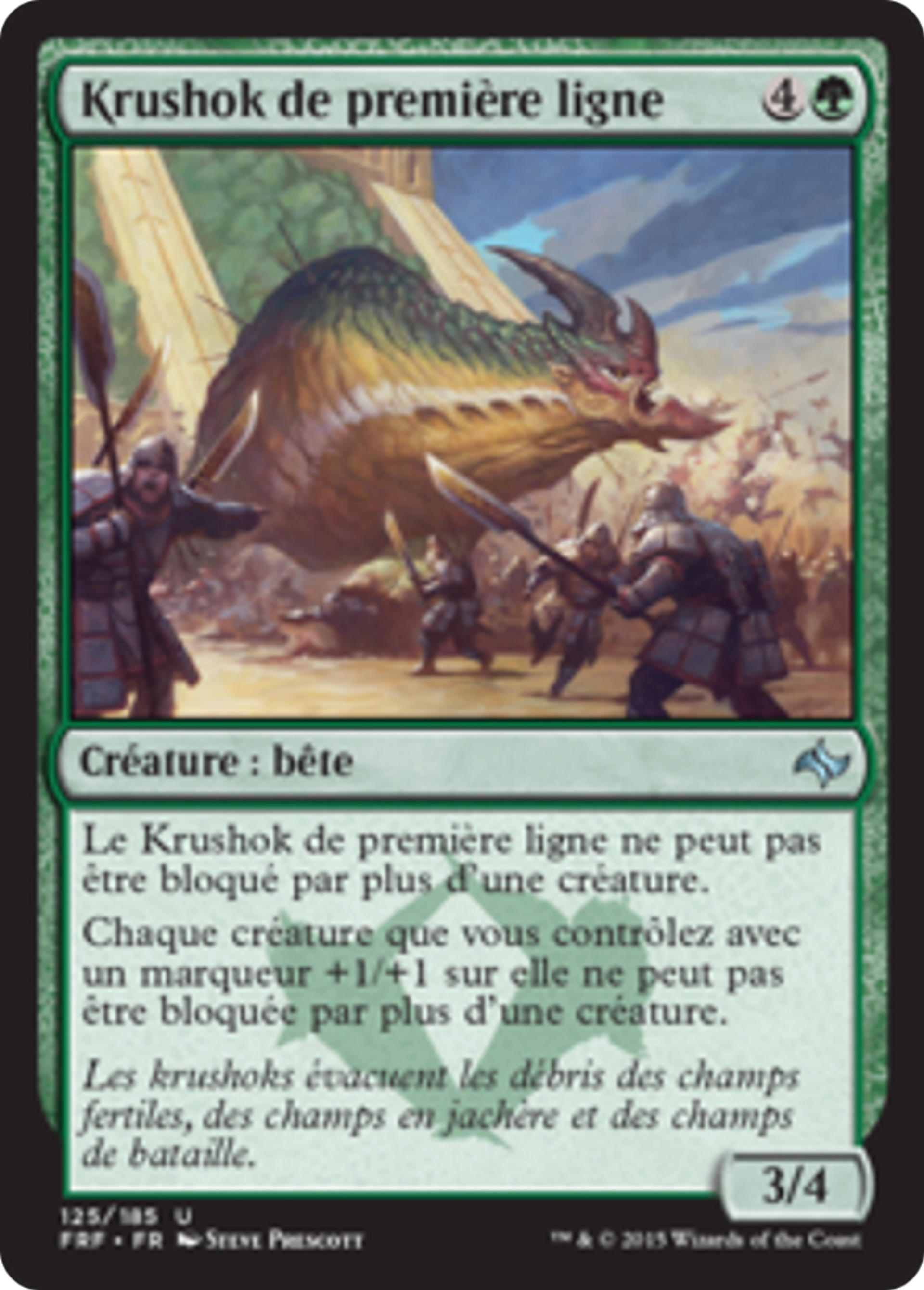 Krushok de première ligne — Fate Reforged — Magic: The Gathering