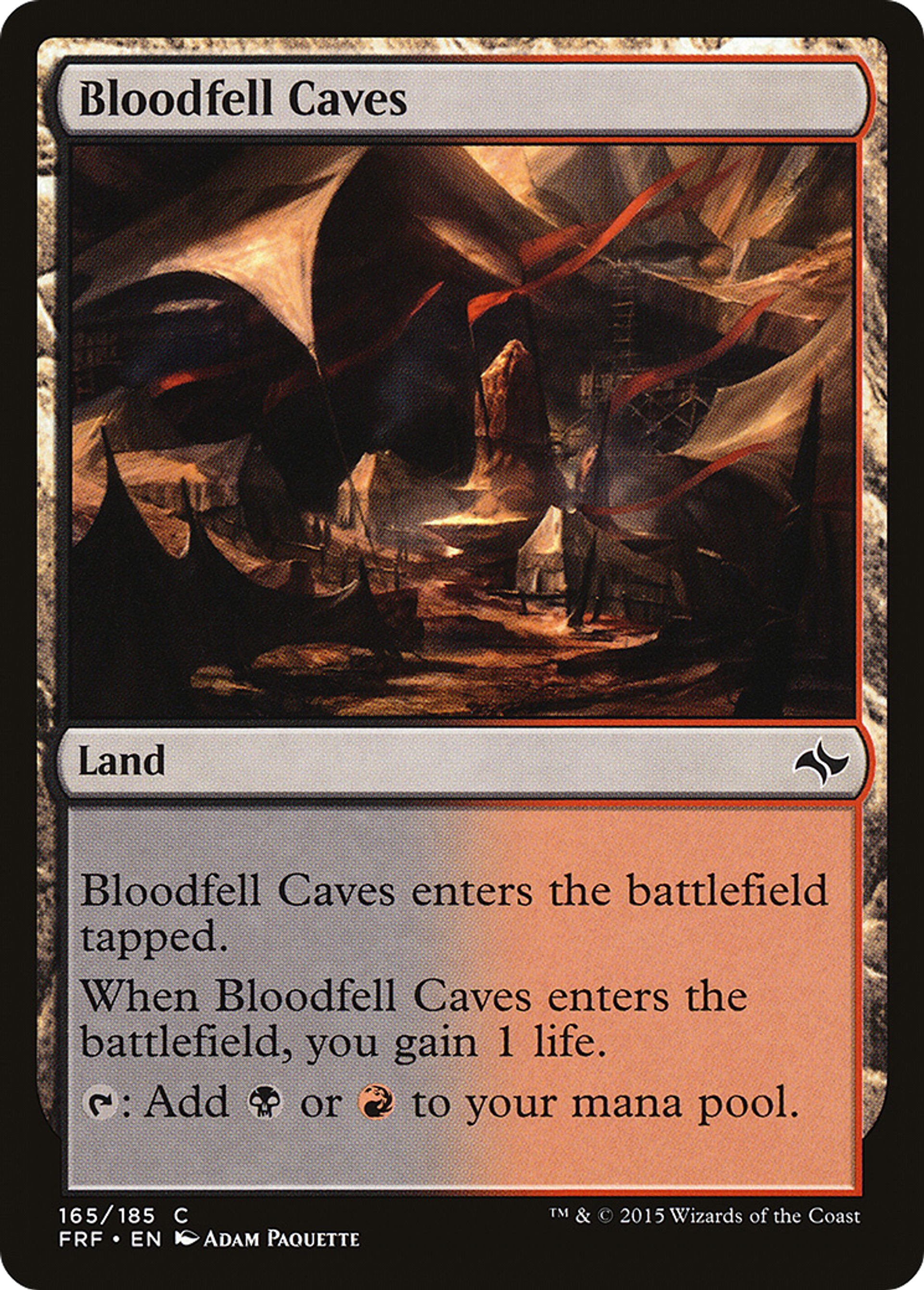 Bloodfell Caves — Fate Reforged — Magic: The Gathering