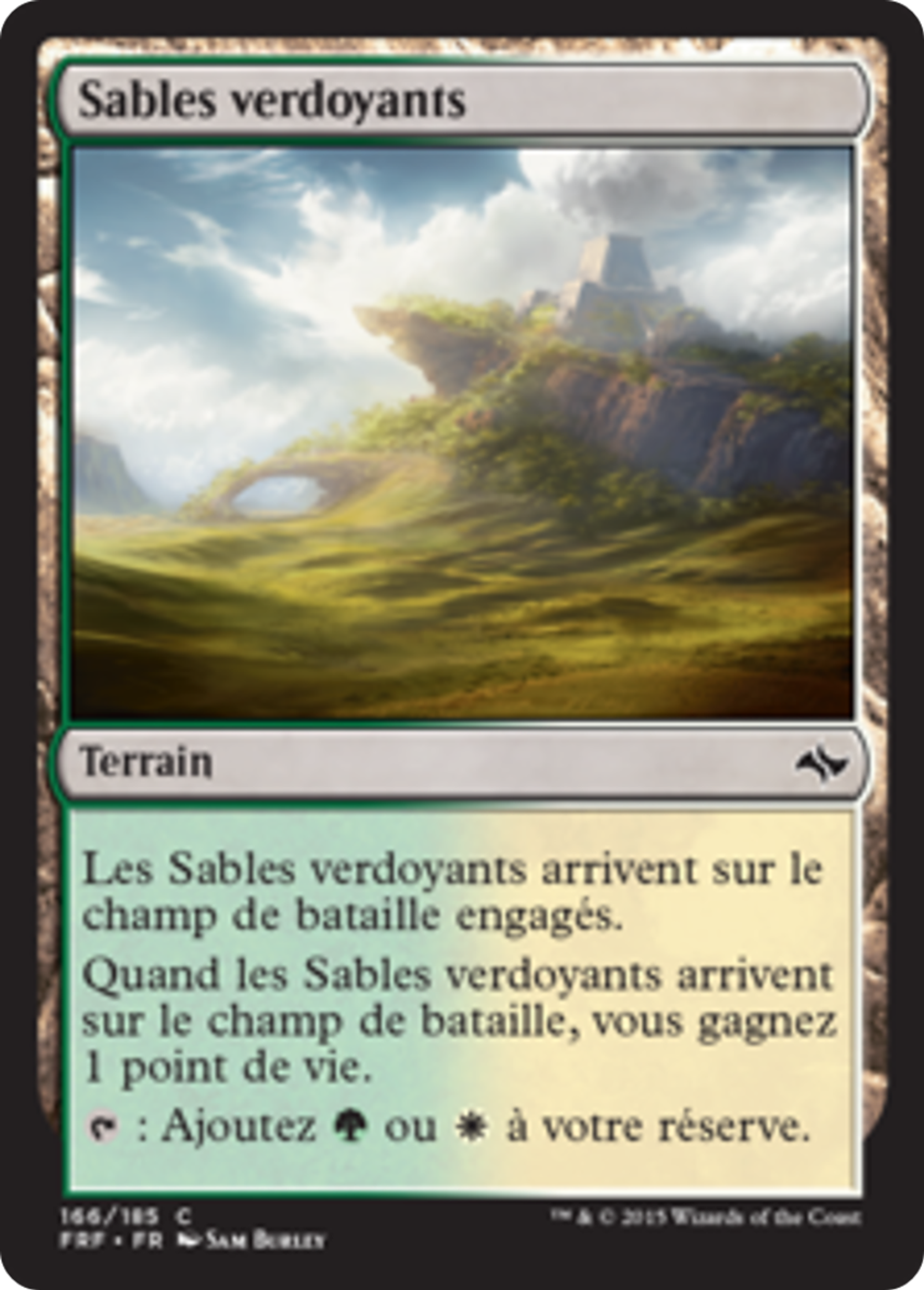 Sables verdoyants — Fate Reforged — Magic: The Gathering