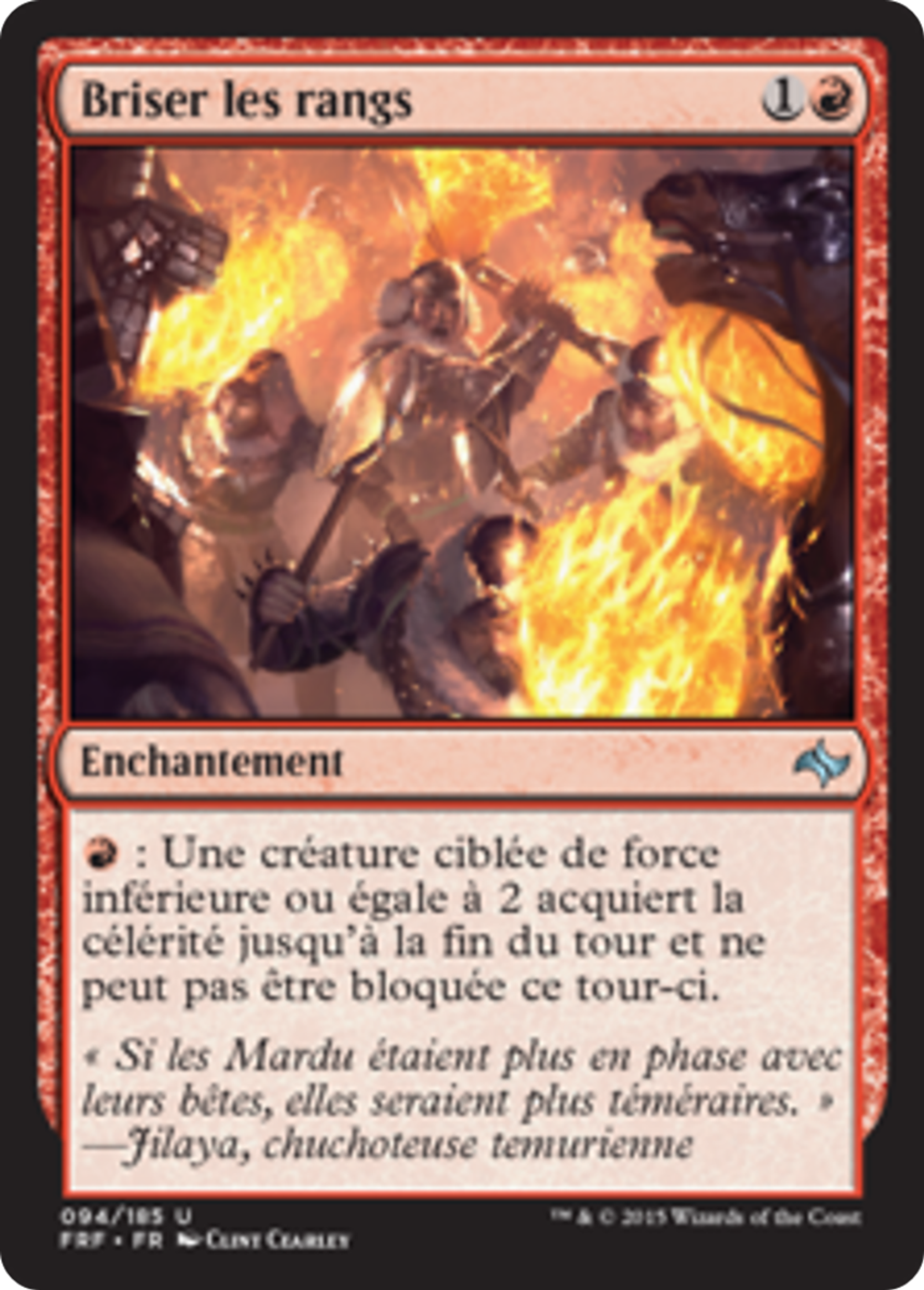 Briser les rangs — Fate Reforged — Magic: The Gathering