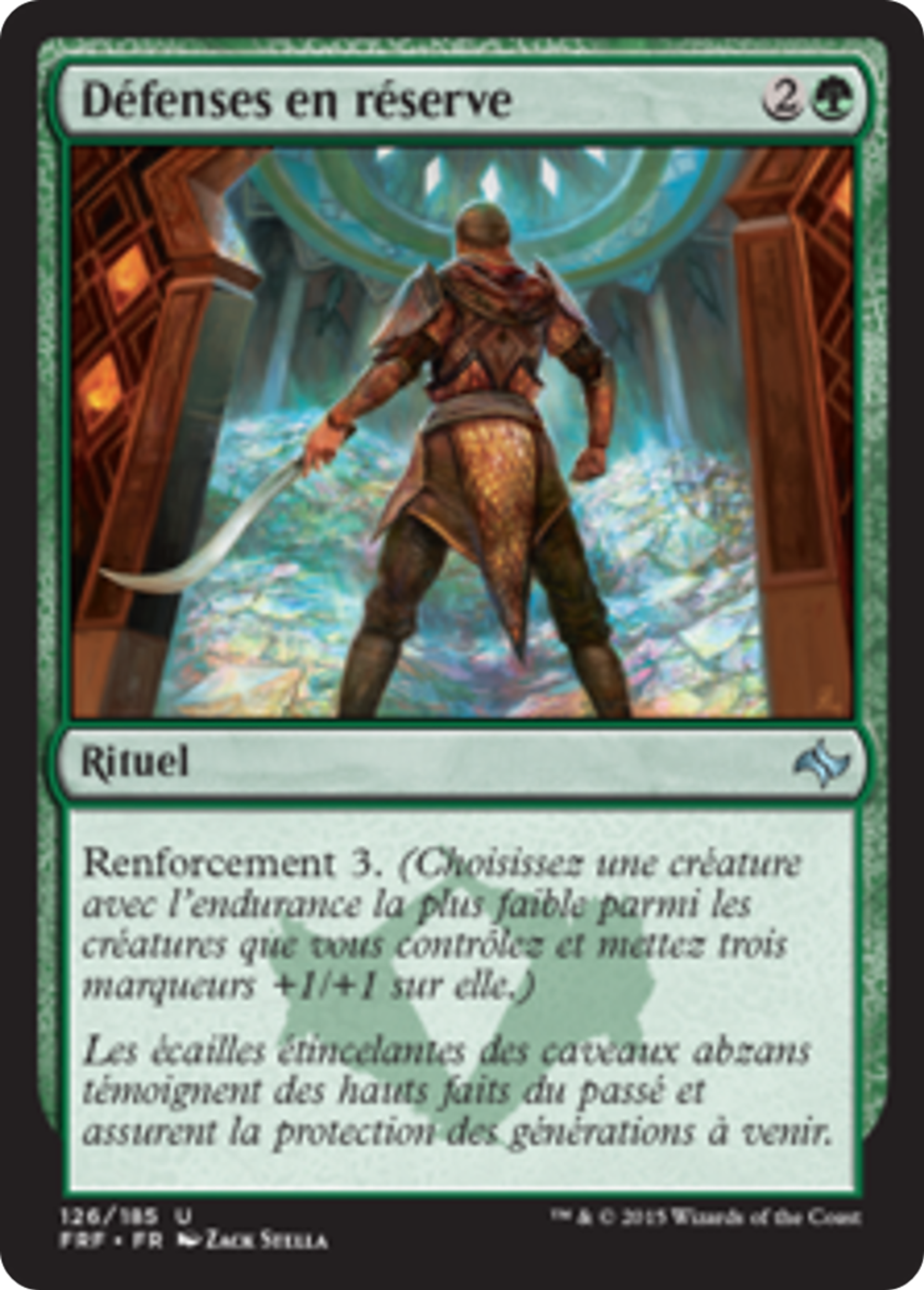 Défenses en réserve — Fate Reforged — Magic: The Gathering