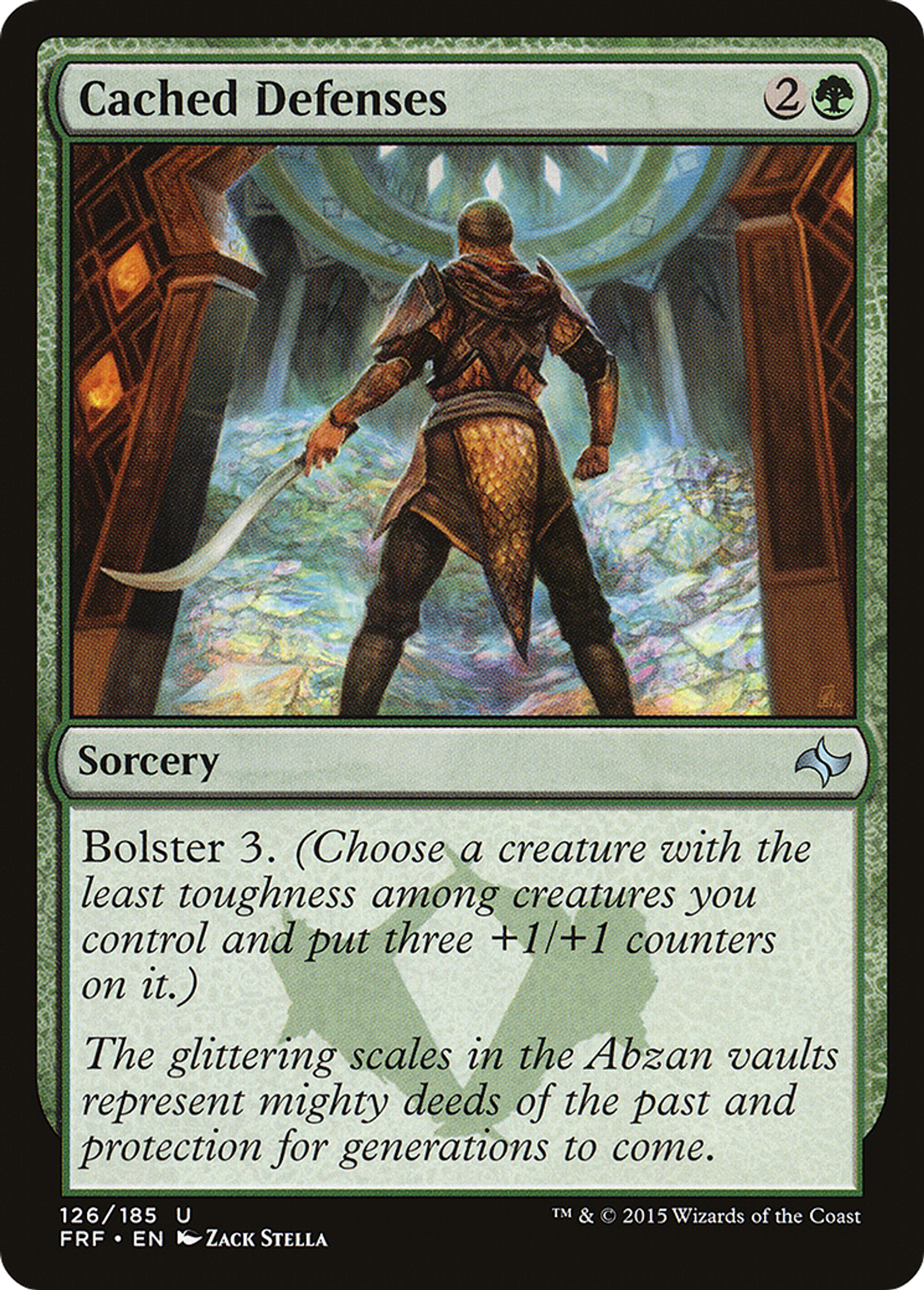 Cached Defenses — Fate Reforged — Magic: The Gathering