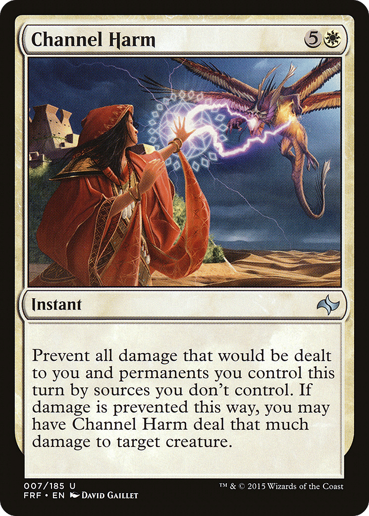 Channel Harm — Fate Reforged — Magic: The Gathering