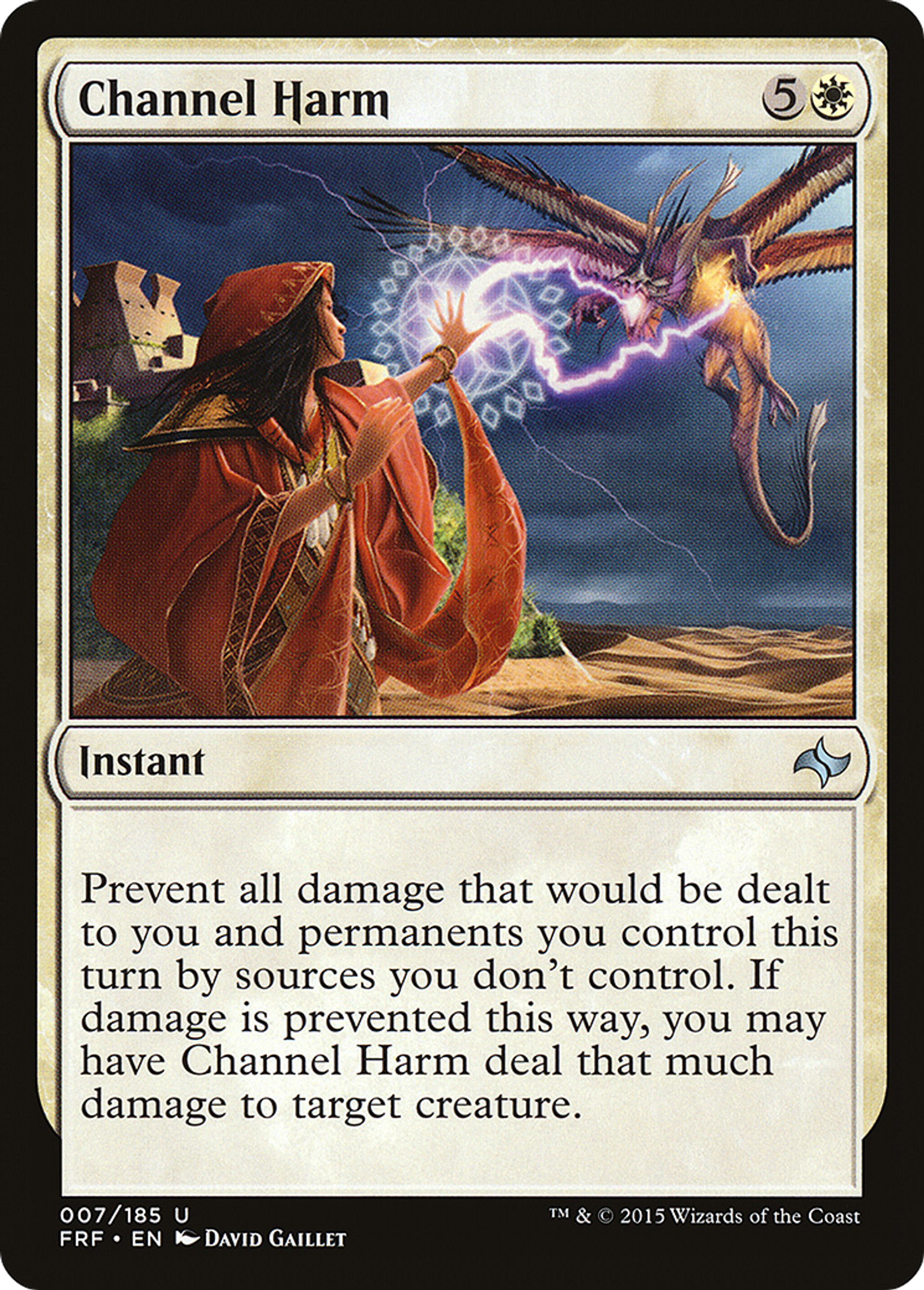 Channel Harm — Fate Reforged — Magic: The Gathering