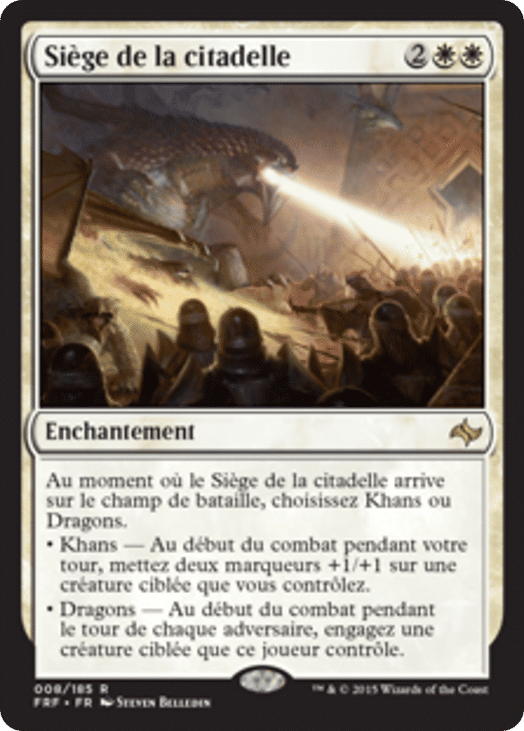 Siège de la citadelle — Fate Reforged — Magic: The Gathering