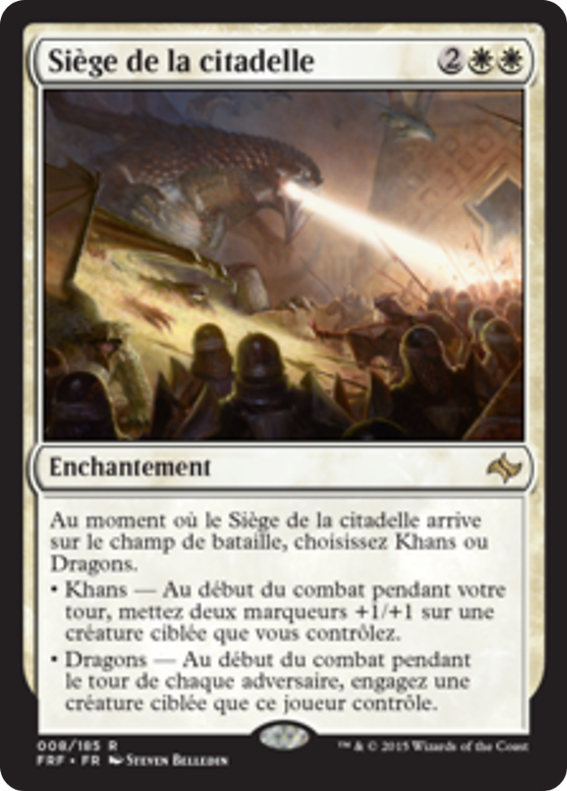 Siège de la citadelle — Fate Reforged — Magic: The Gathering