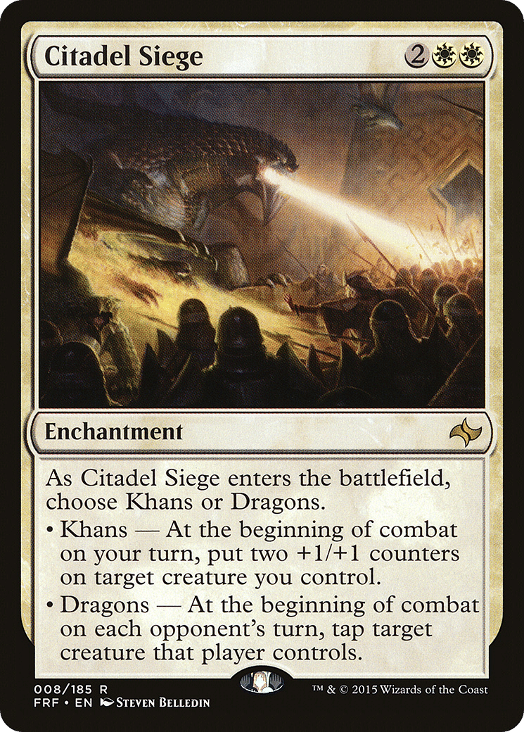 Citadel Siege — Fate Reforged — Magic: The Gathering