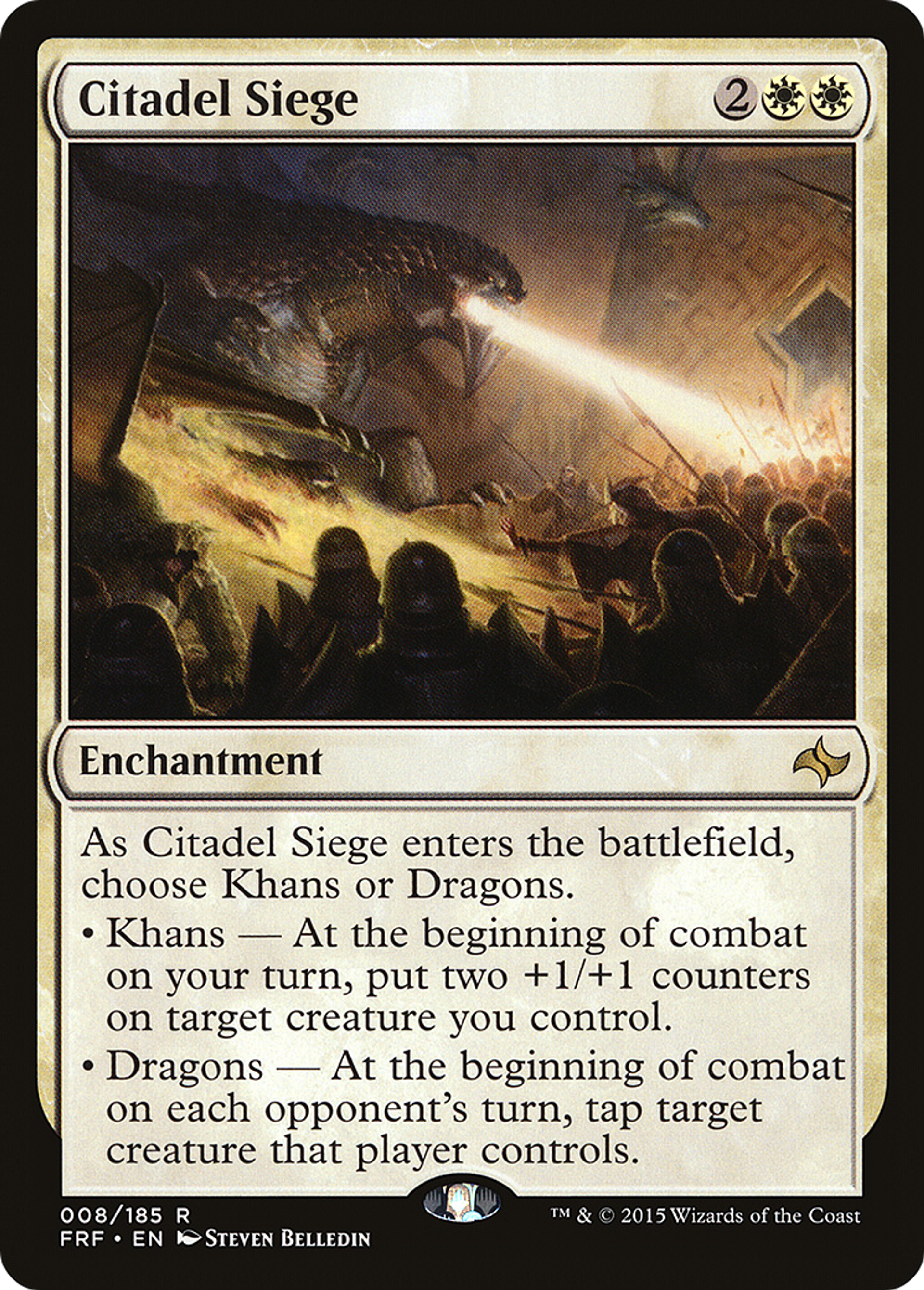 Siège de la citadelle — Fate Reforged — Magic: The Gathering